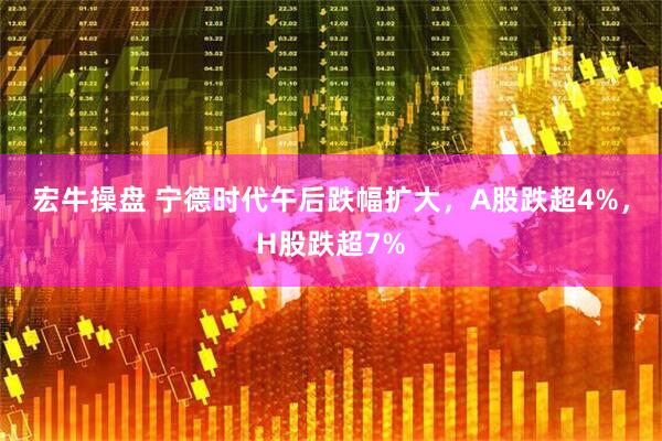 宏牛操盘 宁德时代午后跌幅扩大，A股跌超4%，H股跌超7%