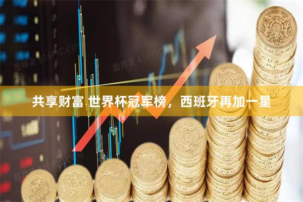 共享财富 世界杯冠军榜，西班牙再加一星